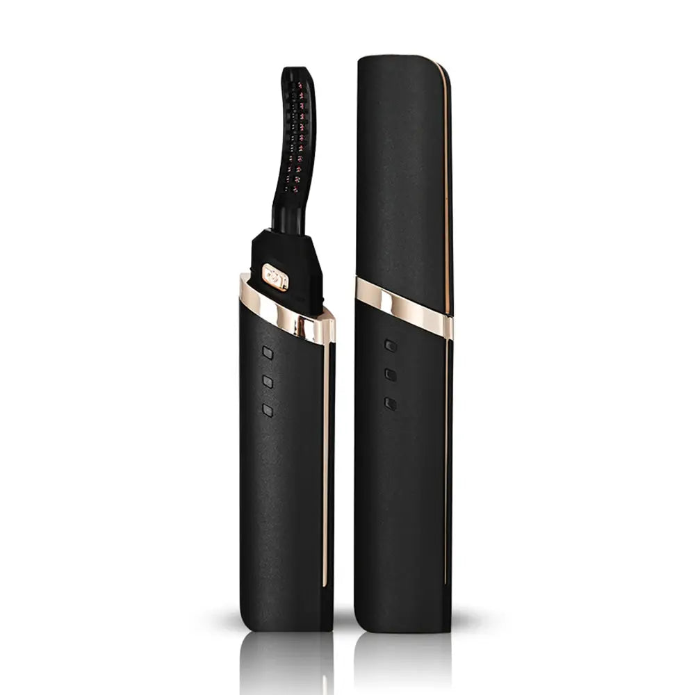 Heated Eyelash Curler with 3 Temperature Levels for Long-Lasting Lift