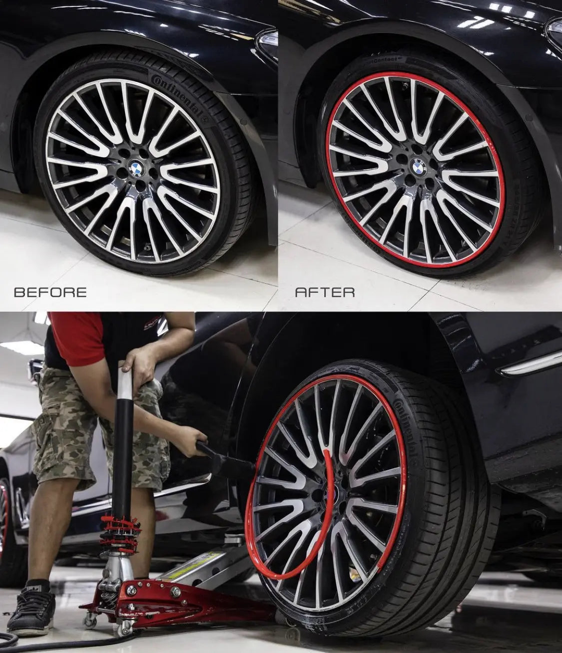 Wheel Rim Protector Strips – Self-Adhesive TPU Curb Guard Set for 4 Wheels