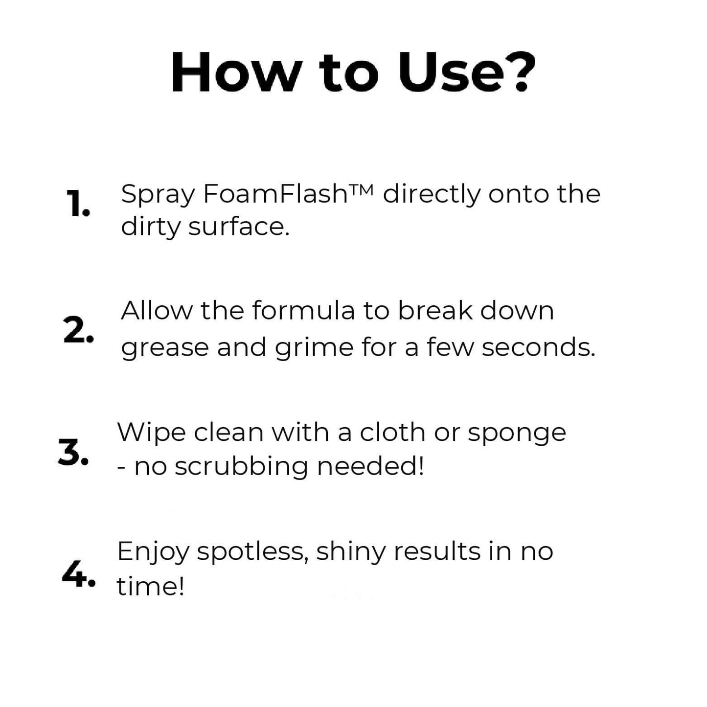 FoamFlash – Magical Foam Cleaner for Thorough and Quick Cleaning [1 + 1 Free]