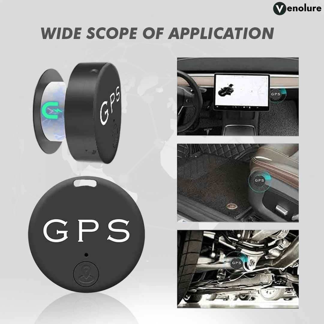 Mini GPS Tracker with Magnetic Mount for Vehicles and Luggage