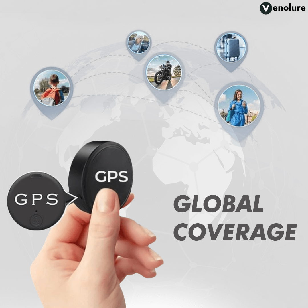 Mini GPS Tracker with Magnetic Mount for Vehicles and Luggage
