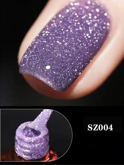 Gel Nail Polish | High-Gloss Sparkle Finish | Long-Lasting Wear | Sparkle & Shine Gel Polish