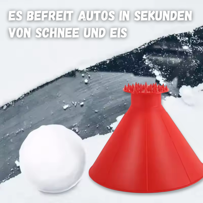 GlideFrost™ – 2-in-1 Car Snow Remover & Funnel for Fast & Effective De-Icing Winter Use [1 + 1 Free]
