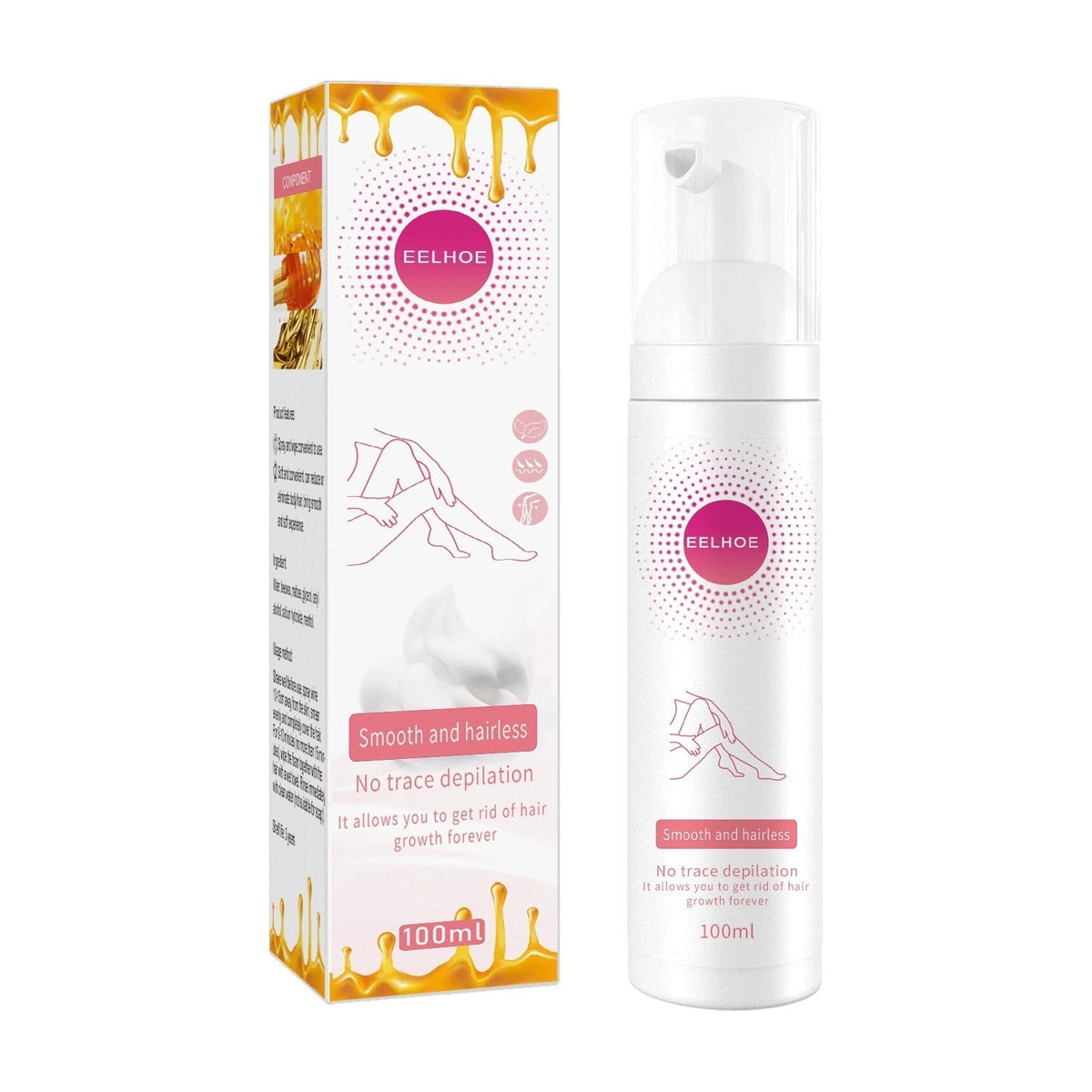 Gentle Hair Removal Spray with Beeswax for Smooth Skin
