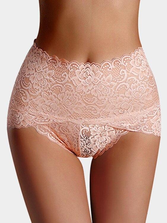 LaceLux™ High-Waisted Lace Panties with Gentle Shaping [1 + 1 Free]