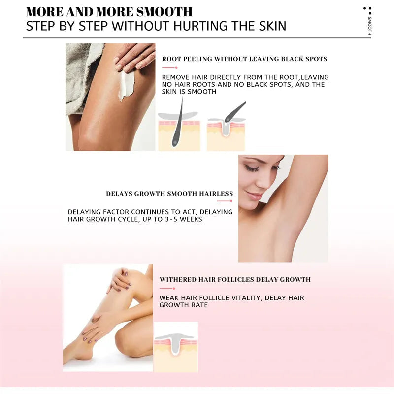 Gentle Hair Removal Spray with Beeswax for Smooth Skin
