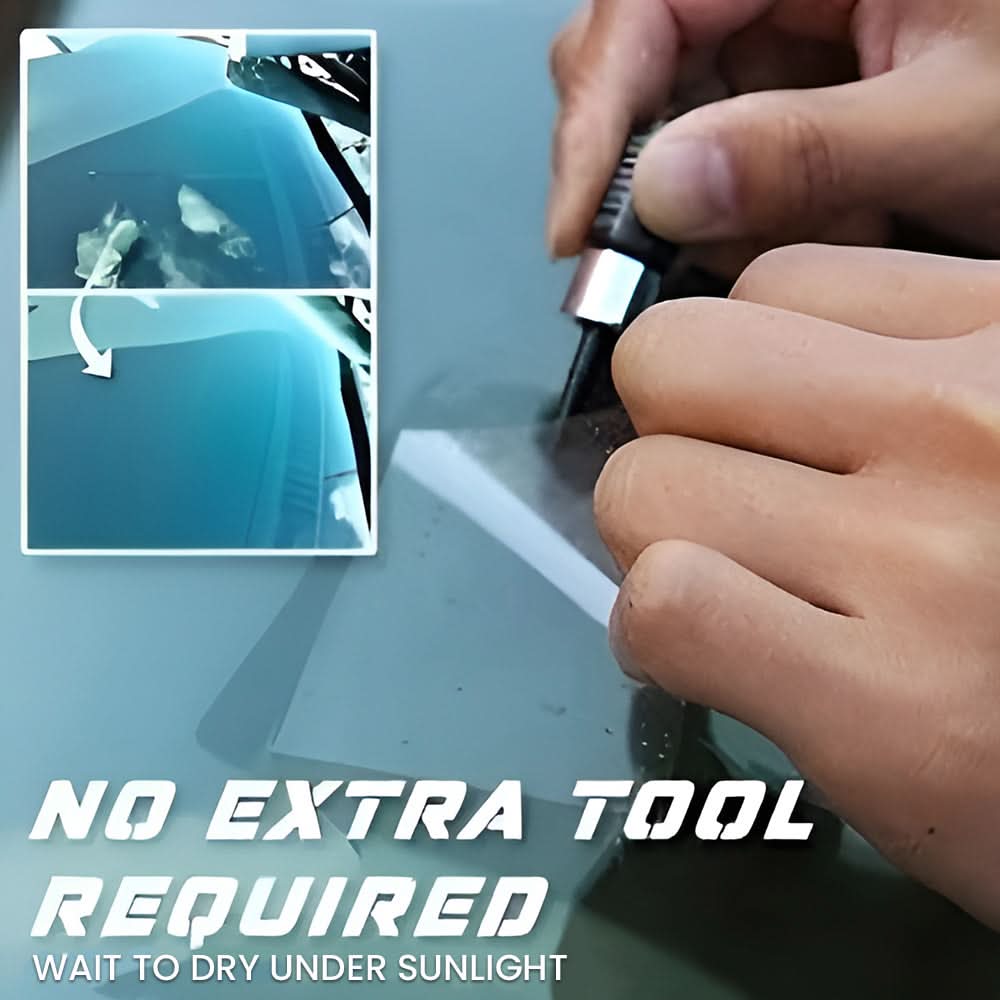Glass Crack Repair Resin Kit for Windshield & Window Chips