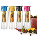 Fruit Infuser Water Bottle 700ml – BPA-Free with Flip-Top Lid
