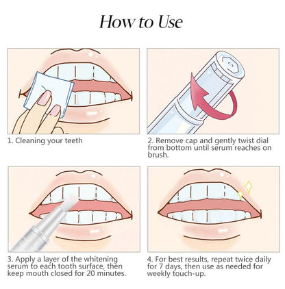 WhitePen™ – Teeth Whitening Pen for Bright White, Well-Groomed & Healthy Teeth Everyday Care [1 + 1 Free]