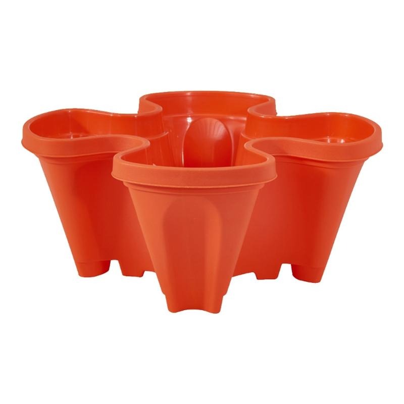 Stackable Vertical Planting Tower with 4 Levels & Irrigation System