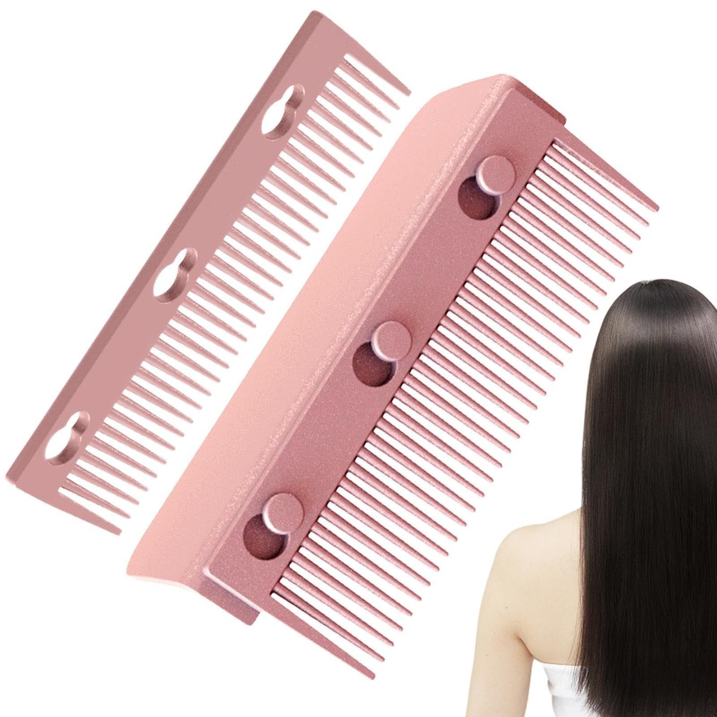 Hair Straightener Comb | Heat Resistant | One-Handed Styling Tool | StyleMate