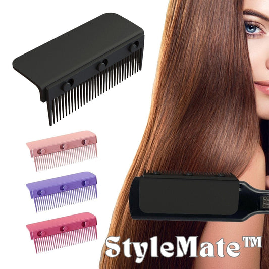 Hair Straightener Comb | Heat Resistant | One-Handed Styling Tool | StyleMate