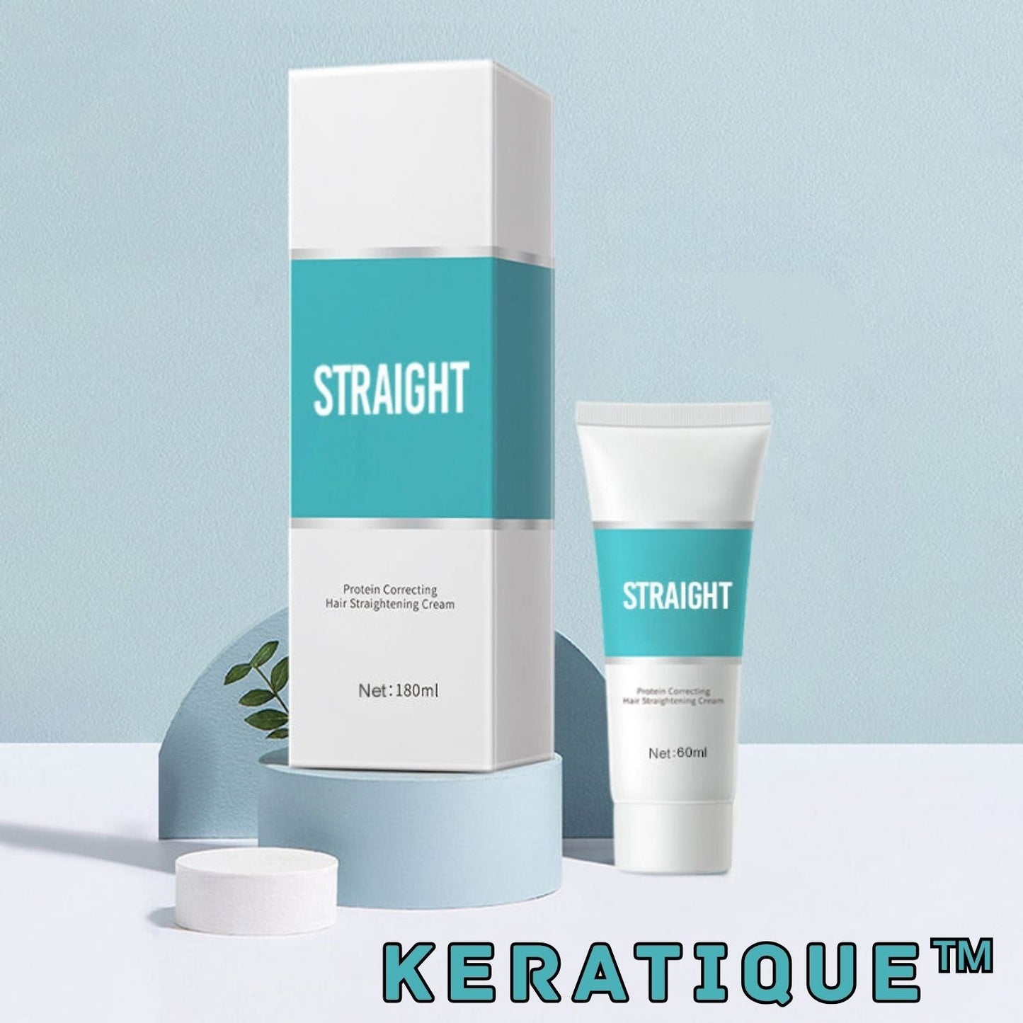 Hair Straightening Cream | Frizz Control | Keratin Repair | Deep Moisturizing Care | Keratique