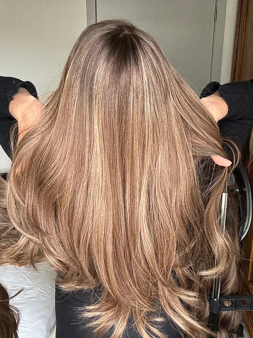 Real Human Hair Topper with Breathable Base for Thinning Hair