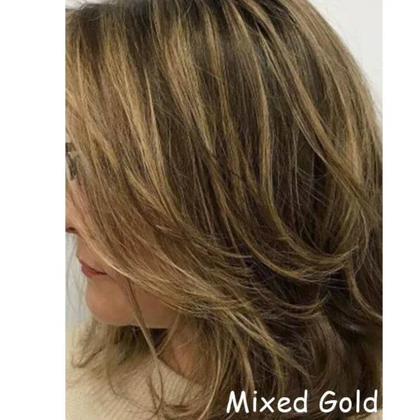 Real Human Hair Topper with Breathable Base for Thinning Hair