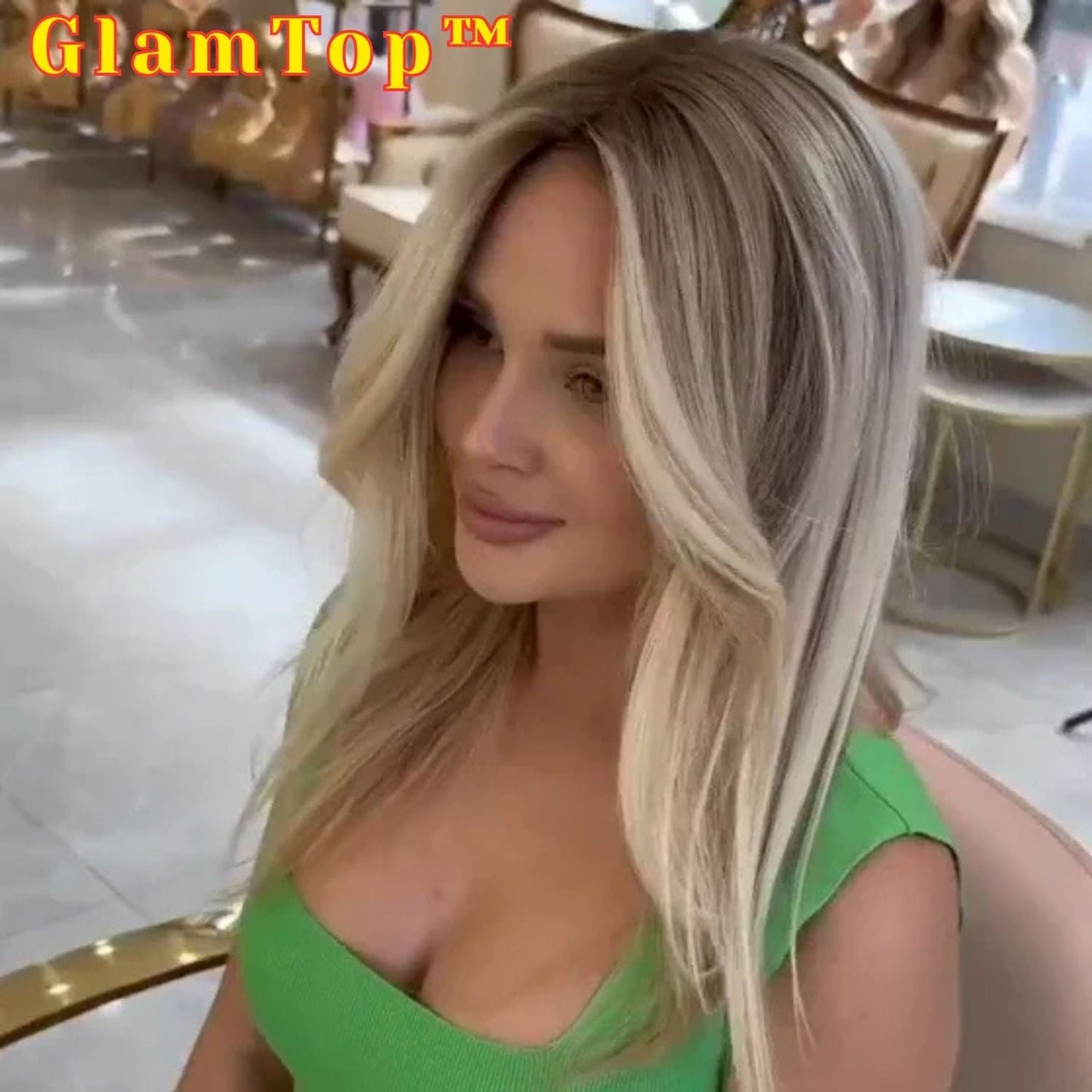 Hair Topper | Real Human Hair | Breathable Base | Natural Volume Boost | GlamTop