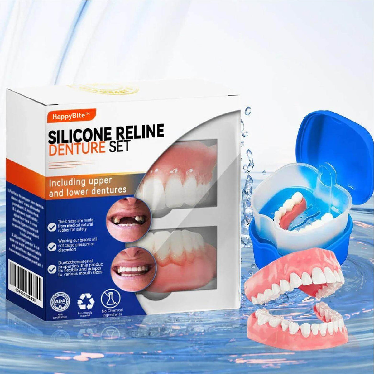 Silicone Dental Veneer Kit with Custom-Fit Moulding Material