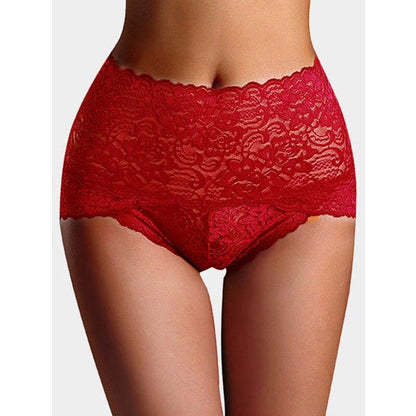 LaceLux™ High-Waisted Lace Panties with Gentle Shaping [1 + 1 Free]