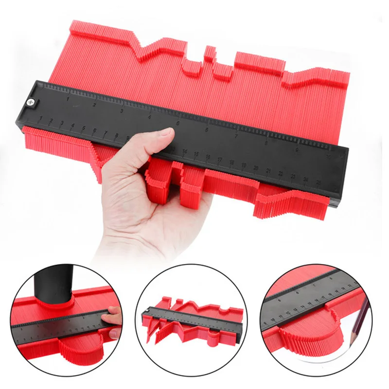 Contour Gauge Tool 25 cm for Precise Shape Tracing and Perfect Cuts