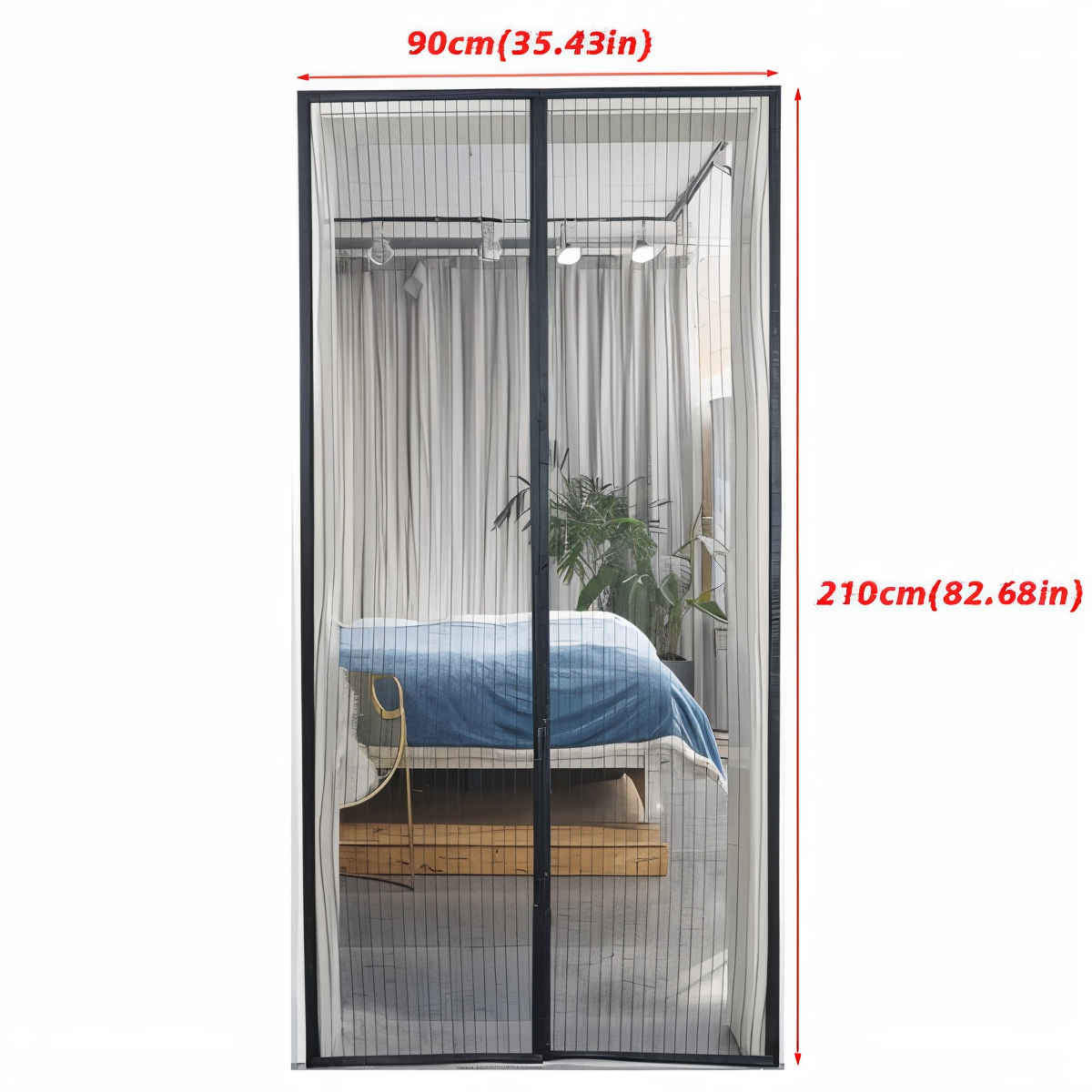 MagniSeal™ – Magnetic Door Mesh Against Insects, Closes Quickly And Automatically [50% Off]