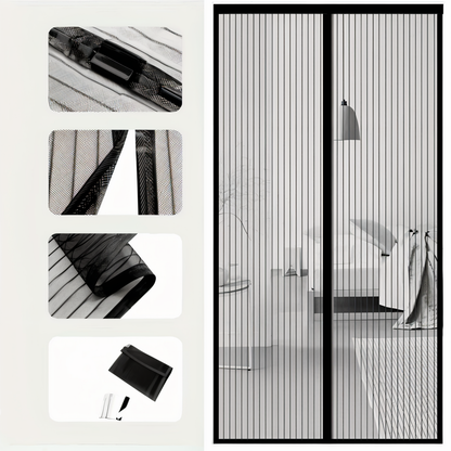 MagniSeal™ – Magnetic Door Net Against Insects, Closes Quickly and Automatically [50% Discount]