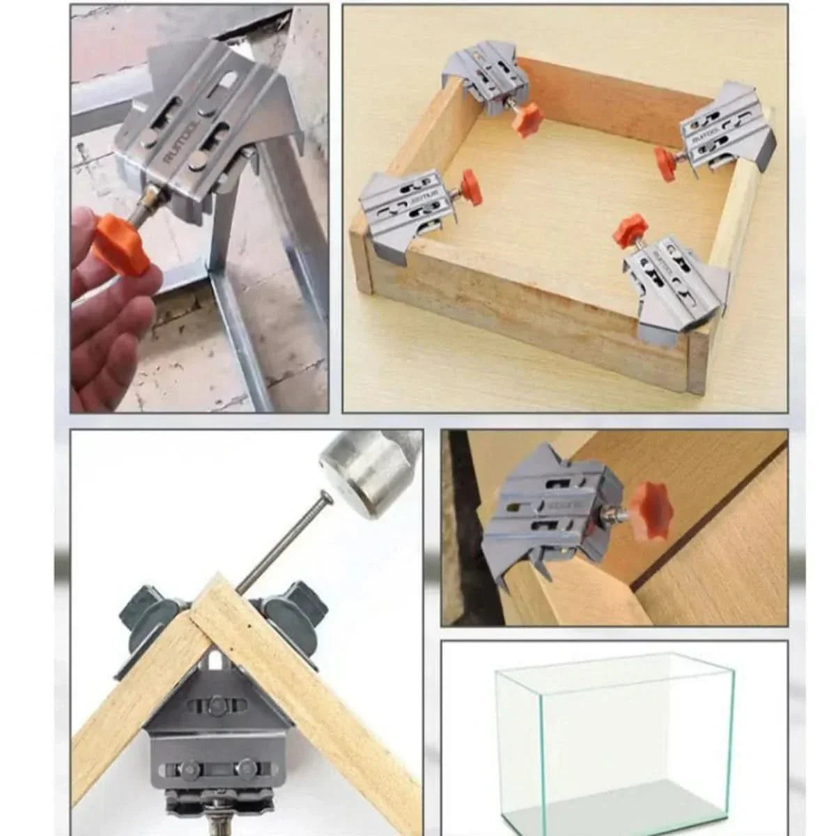 90 Degree Corner Clamp for Woodworking – Right Angle Clamp Set (2 Pack)