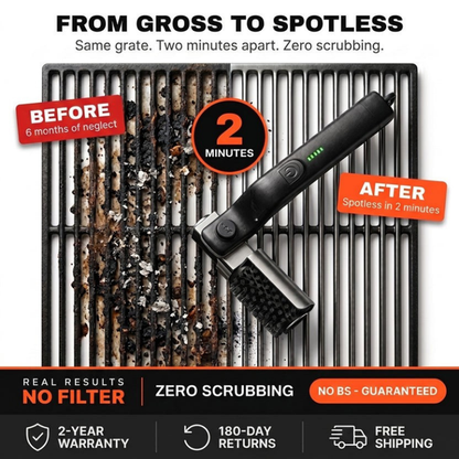 GrillMaster – Sparkling Clean Grill Grates in Under 2 Minutes [50% Off]