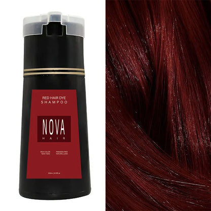 Instant Dye Shampoo | Gray Hair Coverage | NovaHair