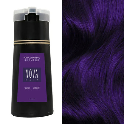 Instant Dye Shampoo | Gray Hair Coverage | NovaHair