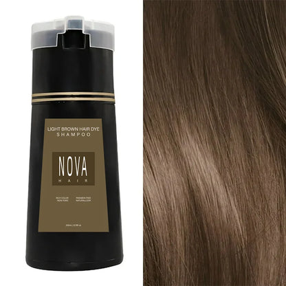 Instant Dye Shampoo | Gray Hair Coverage | NovaHair