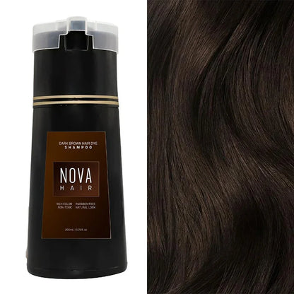 Instant Dye Shampoo | Gray Hair Coverage | NovaHair
