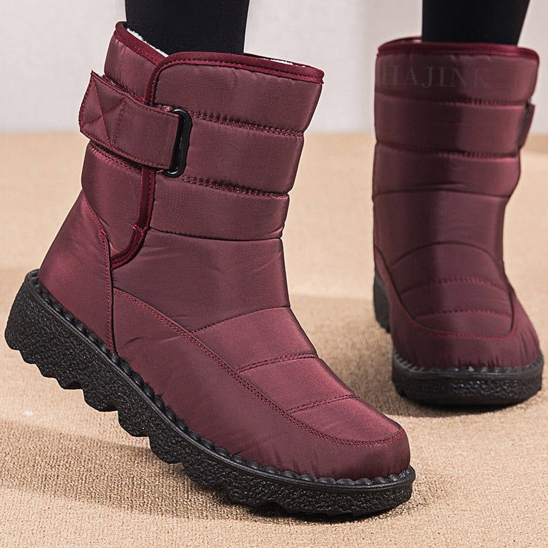 Warm Women’s Winter Boots with Adjustable Secure Fit