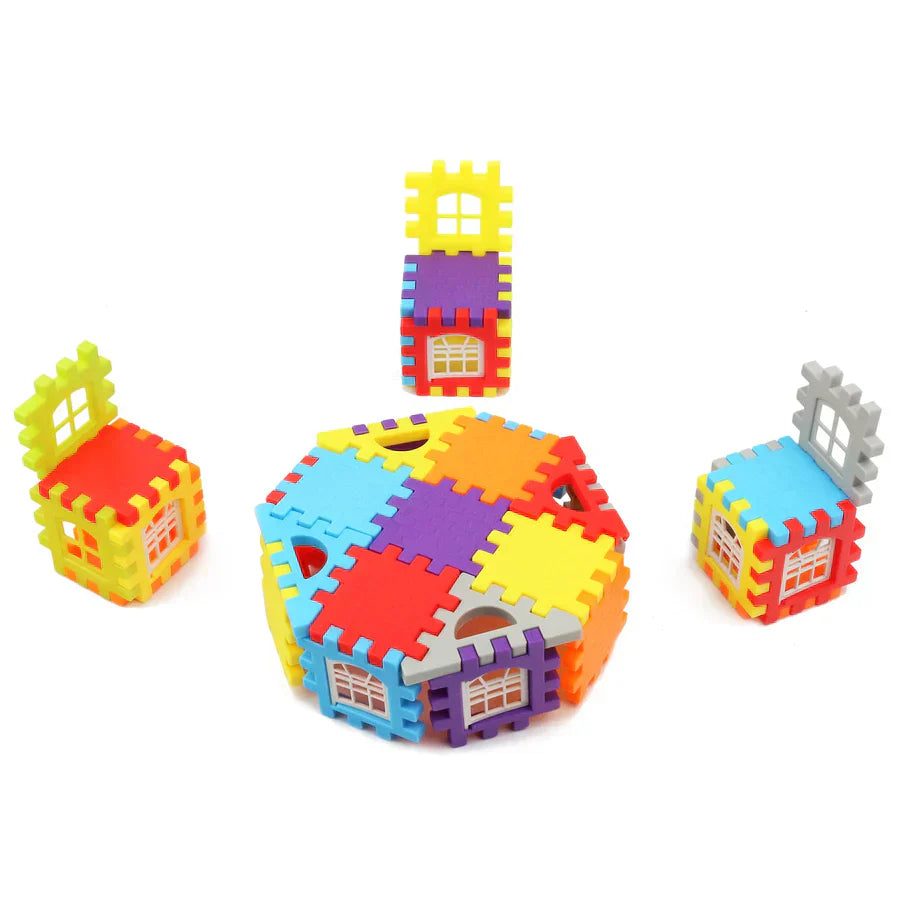 Montessori Creative Building Blocks Set for Kids – 48 Pieces BPA-Free