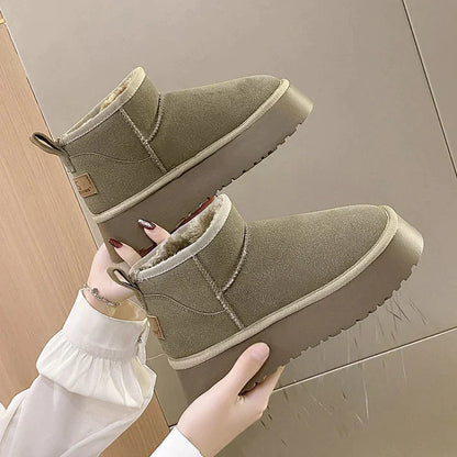 Warm Women's Winter Boots with Easy Slip-On Design