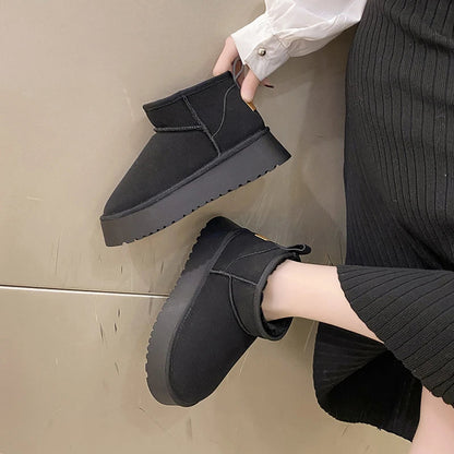 Warm Women's Winter Boots with Easy Slip-On Design