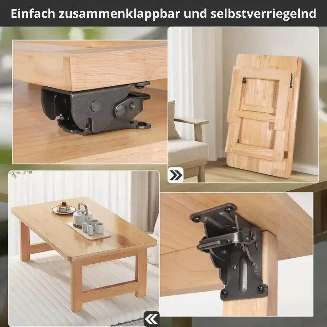 AngleClip™ – Folding Hinge with Self-Locking for Furniture & Doors [50% Off]