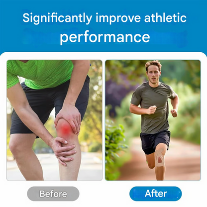 Knee Support Tape | Pre-Cut Kinesiology Design | Strong Elastic Support | Flexify