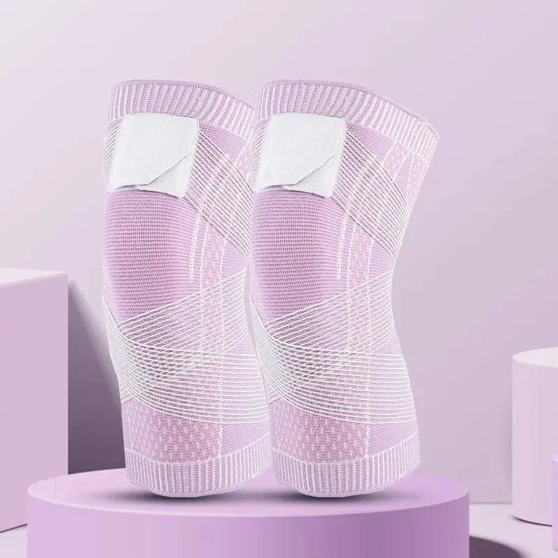 Adjustable Knee Brace with Compression Straps for Sports & Daily Use