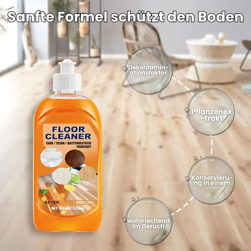FloorCleaner™ – Effectively Removes Stains & Bacteria from Wood & Tiles [1 + 2 Free]