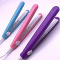 Mini Hair Straightener and Curler 2-in-1 Travel Styling Iron