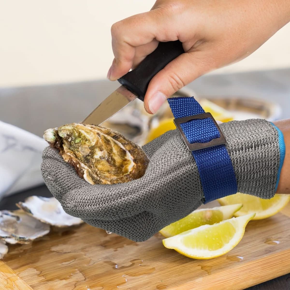 Cut Resistant Stainless Steel Mesh Glove ANSI A9 for Kitchen Safety