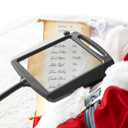 Magnifying Floor Lamp | Reduce Eye Strain | Adjustable LED Light | ClearView