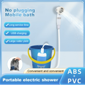 Portable Outdoor Shower with Rechargeable Battery and Adjustable Water Flow