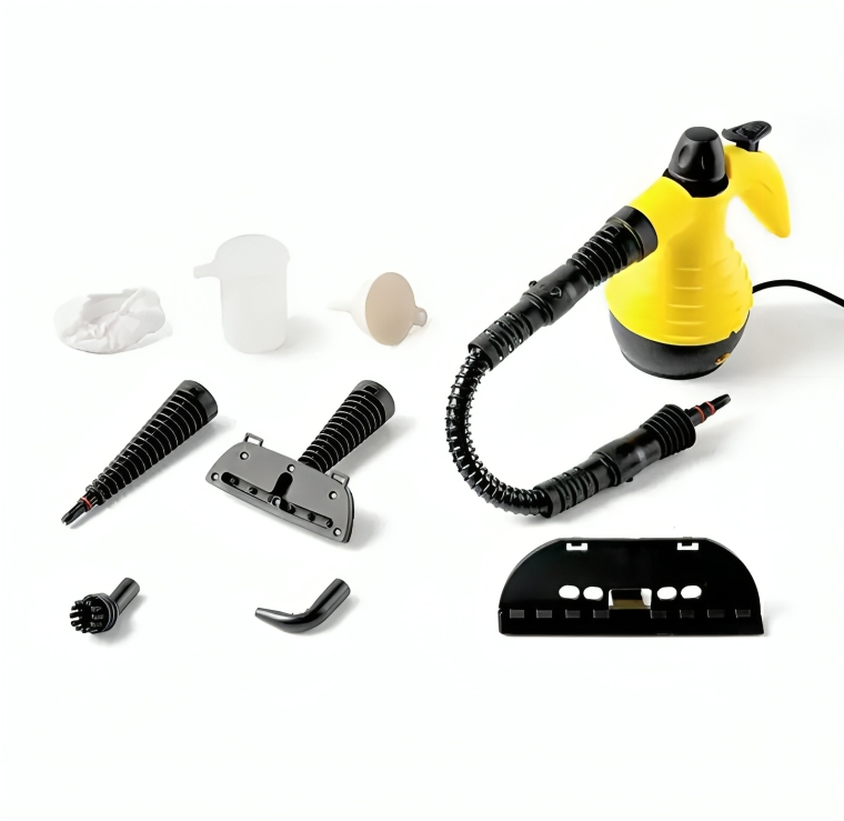 Handheld Steam Cleaner 1000W with 8 Attachments for Home