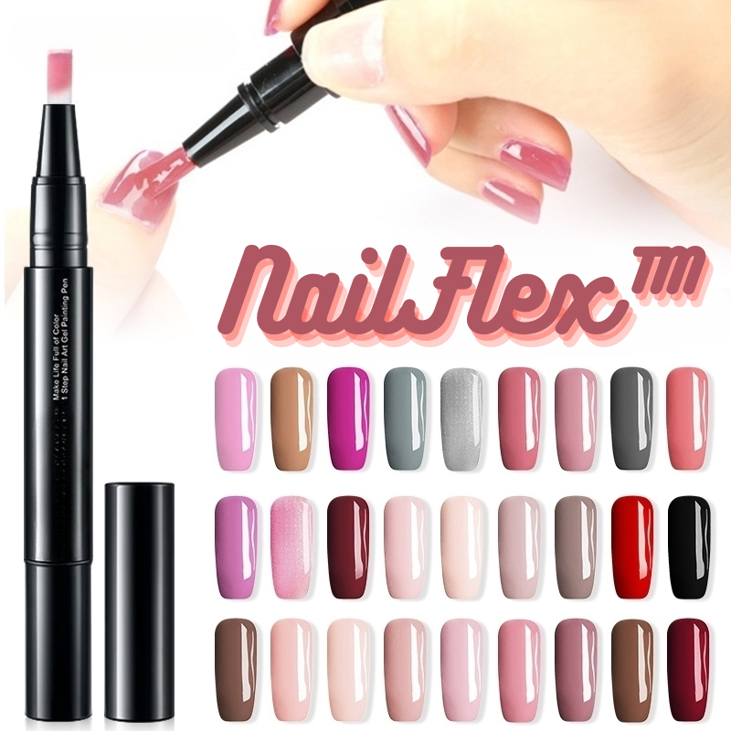 Nail Art Gel Pens | Precision Tip | Long-Lasting Color | Set of 4 | NailFlex