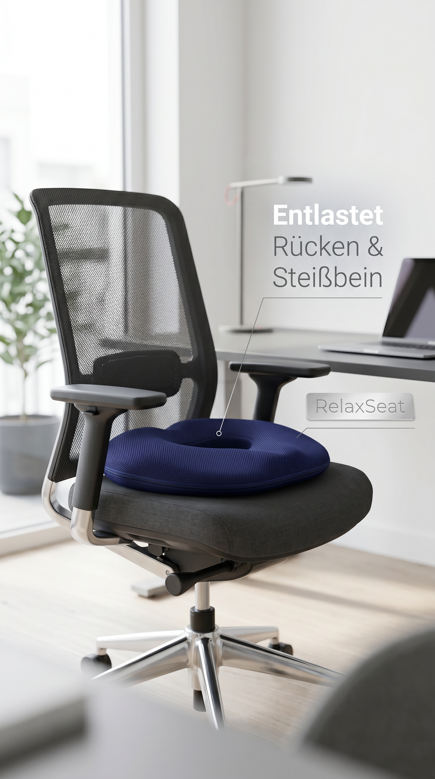 RelaxSeat – Orthopedic Seat Cushion for Pain-Free Sitting | 50% Off