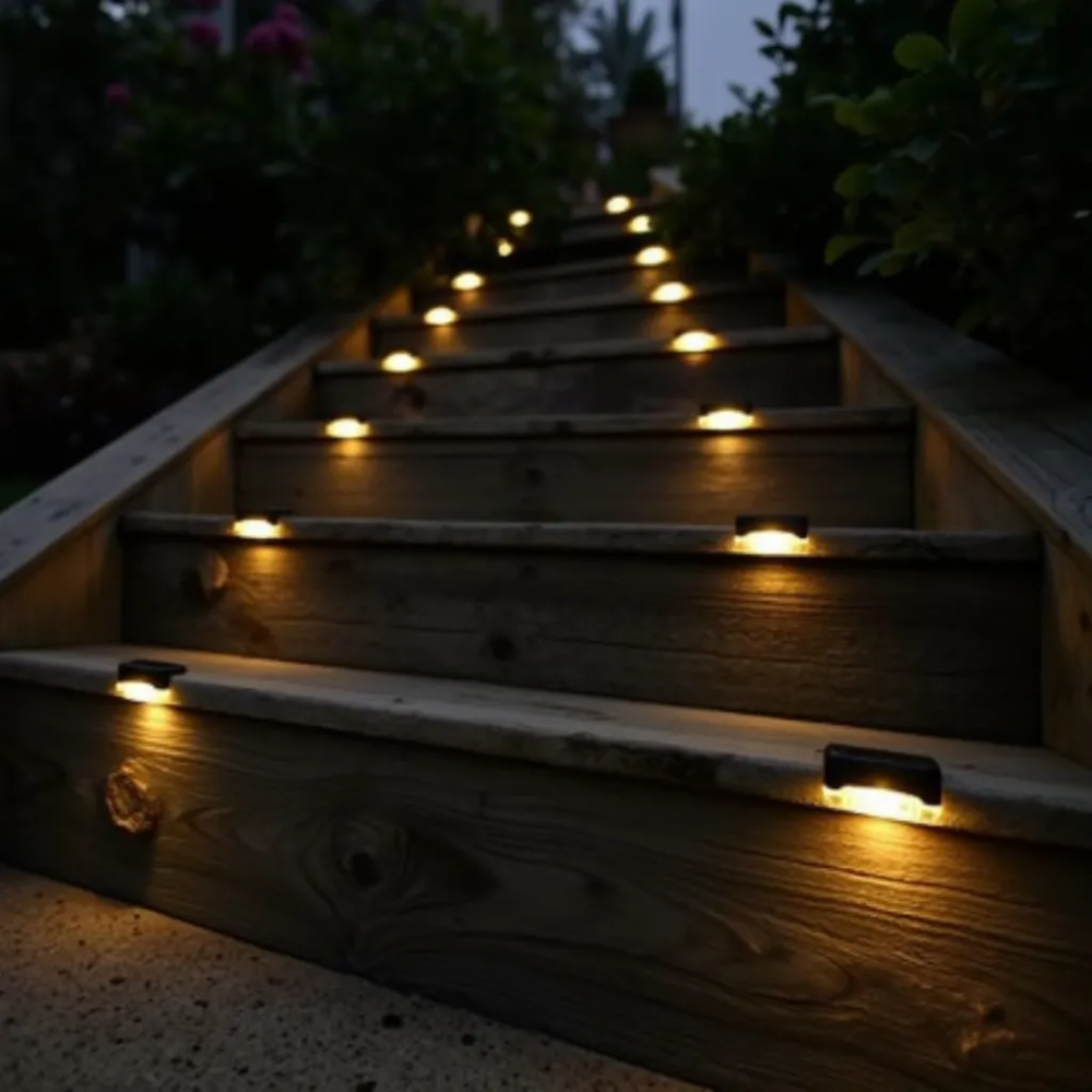 Wireless Solar Outdoor Lights with Dusk Sensor – Self-Adhesive (4-Pack)