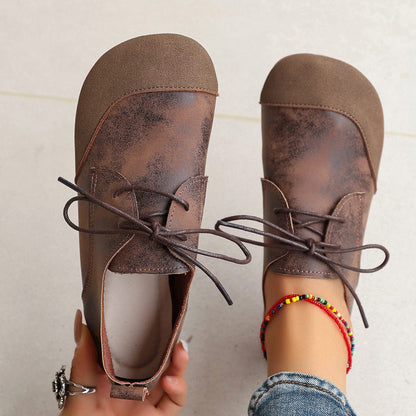 Hollis | Women’s Comfortable Lace-Up Walking Flats