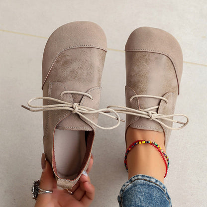 Hollis | Women’s Comfortable Lace-Up Walking Flats