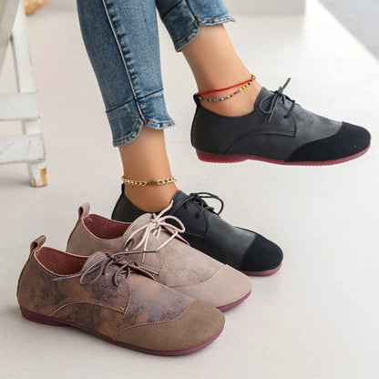 Hollis | Women’s Comfortable Lace-Up Walking Flats